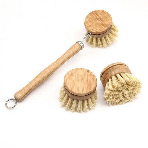 Bamboo Sisal Dish Brush