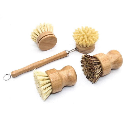Bamboo Sisal Dish Brush